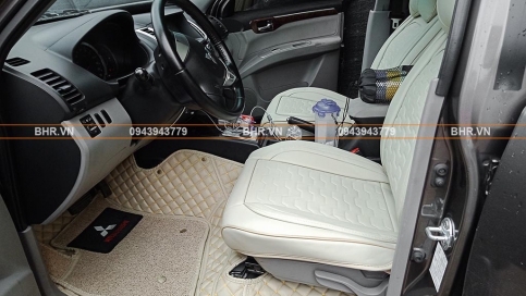 Thảm lót sàn 5D 6D Mitsubishi Pajero Sport giá gốc tận xưởng, bảo hành trọn đời